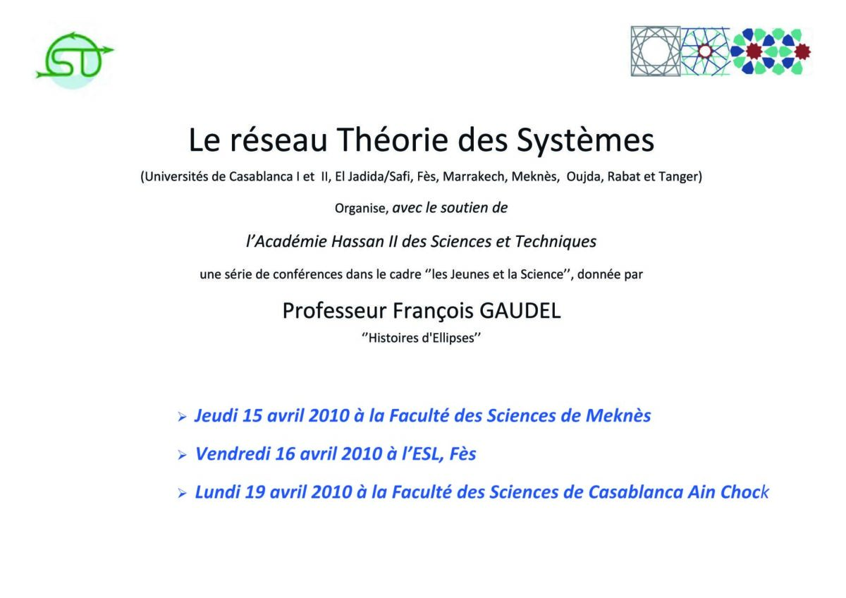 invitation conférences Maroc