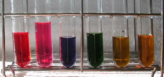 chimie chou rouge