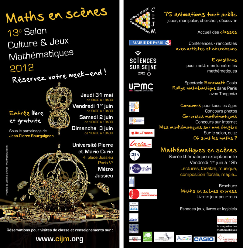 Flyer CIJM 2012